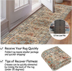 Small Rugs Non-Slip Faux Wool Door Mat