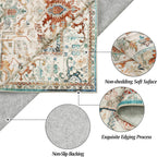 Small Rugs Non-Slip Faux Wool Door Mat