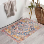 Small Rugs Non-Slip Faux Wool Door Mat