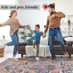 Small Rugs Non-Slip Faux Wool Door Mat