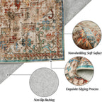 Small Rugs Non-Slip Faux Wool Door Mat