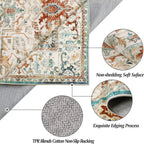 Small Rugs Non-Slip Faux Wool Door Mat