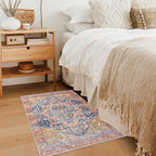 Small Rugs Non-Slip Faux Wool Door Mat