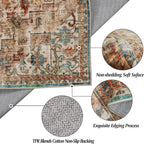 Small Rugs Non-Slip Faux Wool Door Mat