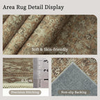 Small Rugs Non-Slip Faux Wool Door Mat