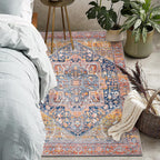 Small Rugs Non-Slip Faux Wool Door Mat
