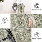 Small Rugs Non-Slip Faux Wool Door Mat