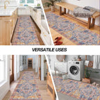 Small Rugs Non-Slip Faux Wool Door Mat