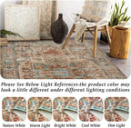 Small Rugs Non-Slip Faux Wool Door Mat