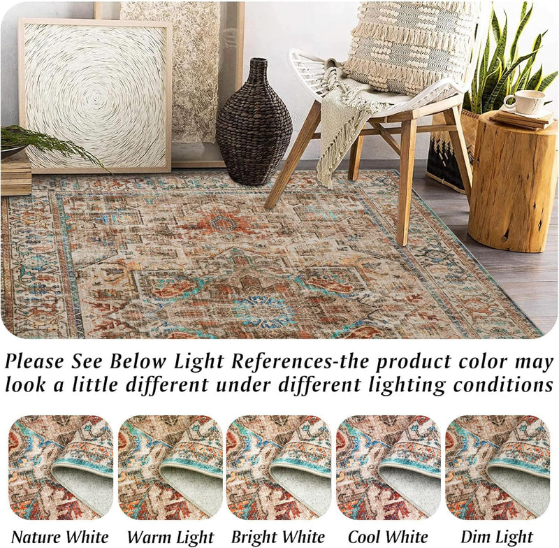 Small Rugs Non-Slip Faux Wool Door Mat