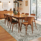 Small Rugs Non-Slip Faux Wool Door Mat