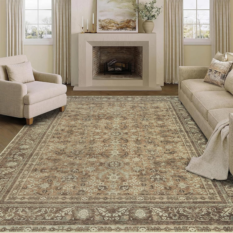 Small Rugs Non-Slip Faux Wool Door Mat