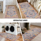 Small Rugs Non-Slip Faux Wool Door Mat