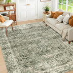 Small Rugs Non-Slip Faux Wool Door Mat