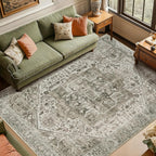 Small Rugs Non-Slip Faux Wool Door Mat