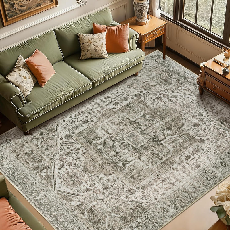 Small Rugs Non-Slip Faux Wool Door Mat