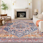 Small Rugs Non-Slip Faux Wool Door Mat
