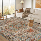 Small Rugs Non-Slip Faux Wool Door Mat