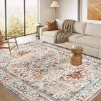 Small Rugs Non-Slip Faux Wool Door Mat
