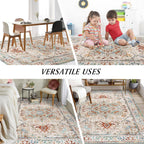 Small Rugs Non-Slip Faux Wool Door Mat