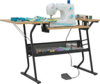 Small Sewing Machine Table with Maple Top