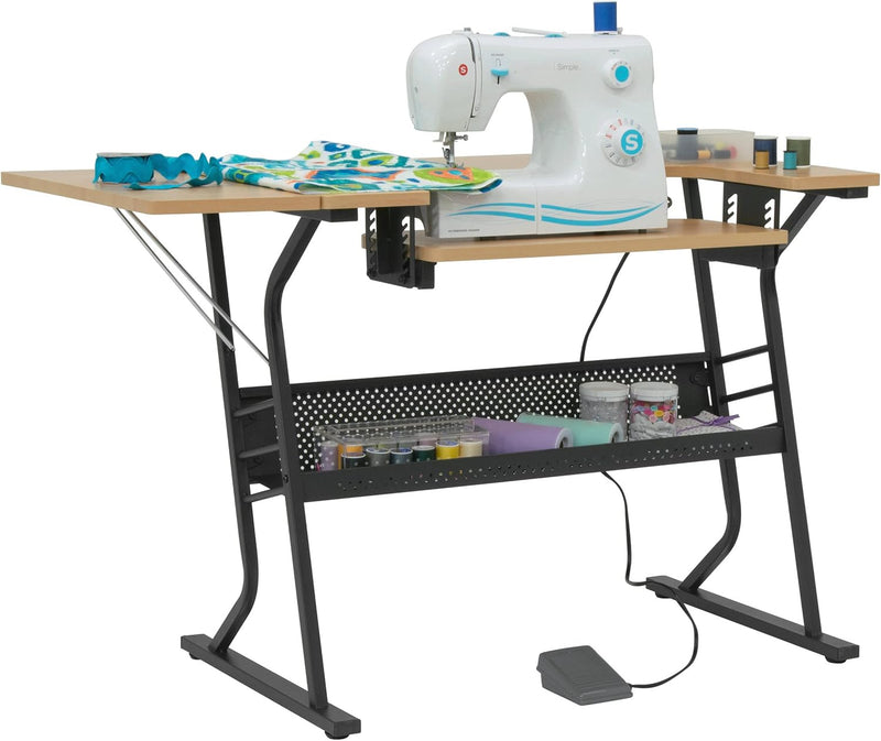 Small Sewing Machine Table with Maple Top