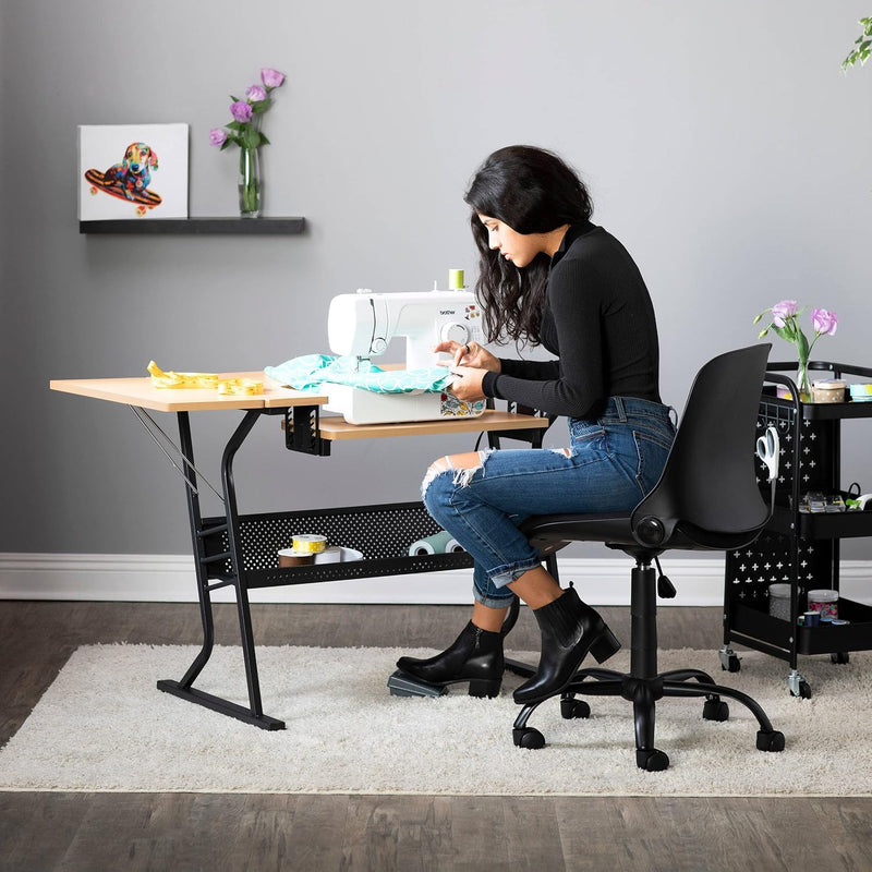 Small Sewing Machine Table with Maple Top