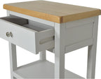 Small Side Table with Drawer Painted Console
