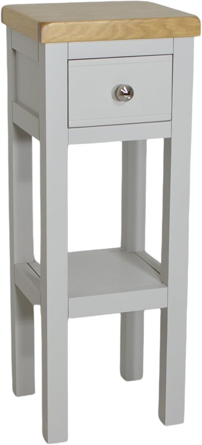 Small Side Table with Drawer Painted Console
