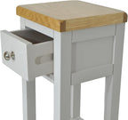 Small Side Table with Drawer Painted Console