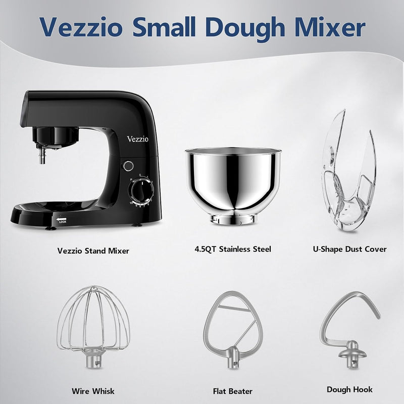 Small Stand Mixer 4.5 Litres Food Mixers