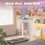 Small Standing Desk with Drawers