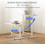 Small Standing Desk with Wheels Pneumatic Height