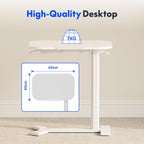 Small Standing Desk with Wheels Pneumatic Height