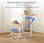 Small Standing Desk with Wheels Pneumatic Height