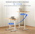 Small Standing Desk with Wheels Pneumatic Height
