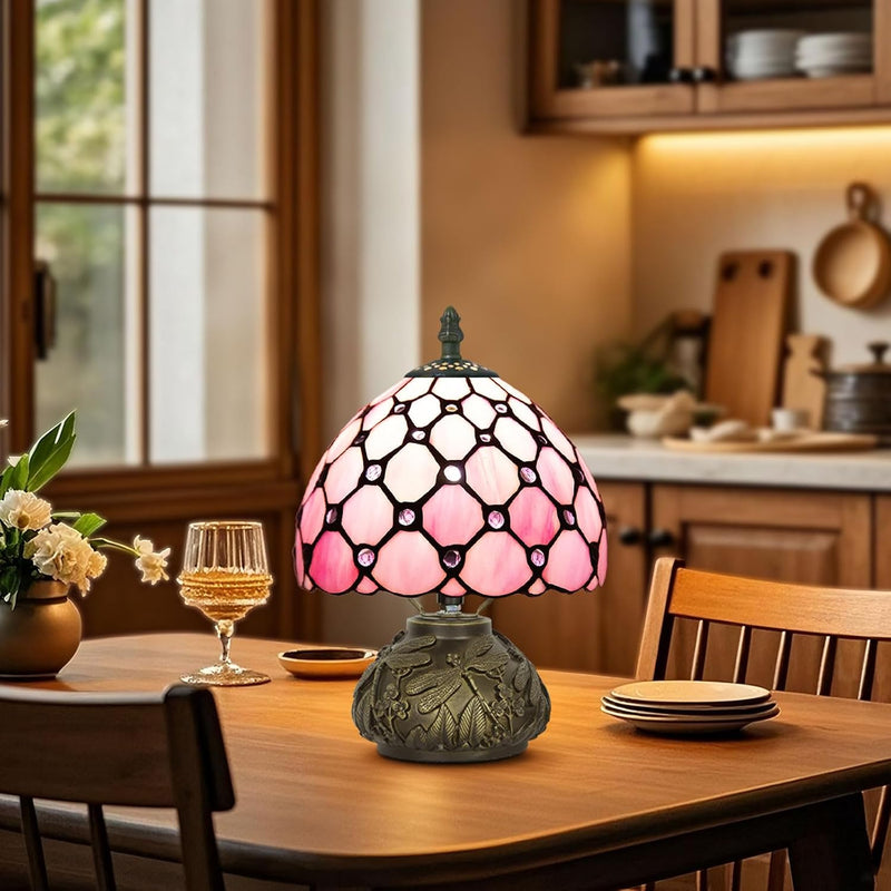 Small Tiffany Lamp Dragonfly 3 Colour Temperatures Mushroom