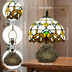 Small Tiffany Lamp Dragonfly 3 Colour Temperatures Mushroom