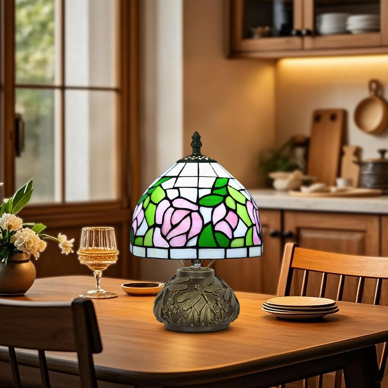 Small Tiffany Lamp Dragonfly 3 Colour Temperatures Mushroom