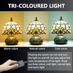 Small Tiffany Lamp Dragonfly 3 Colour Temperatures Mushroom