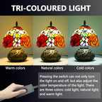 Small Tiffany Lamp Dragonfly 3 Colour Temperatures Mushroom