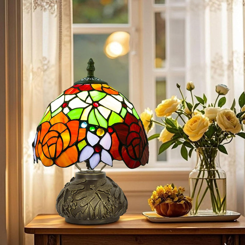 Small Tiffany Lamp Dragonfly 3 Colour Temperatures Mushroom