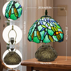 Small Tiffany Lamp Dragonfly 3 Colour Temperatures Mushroom