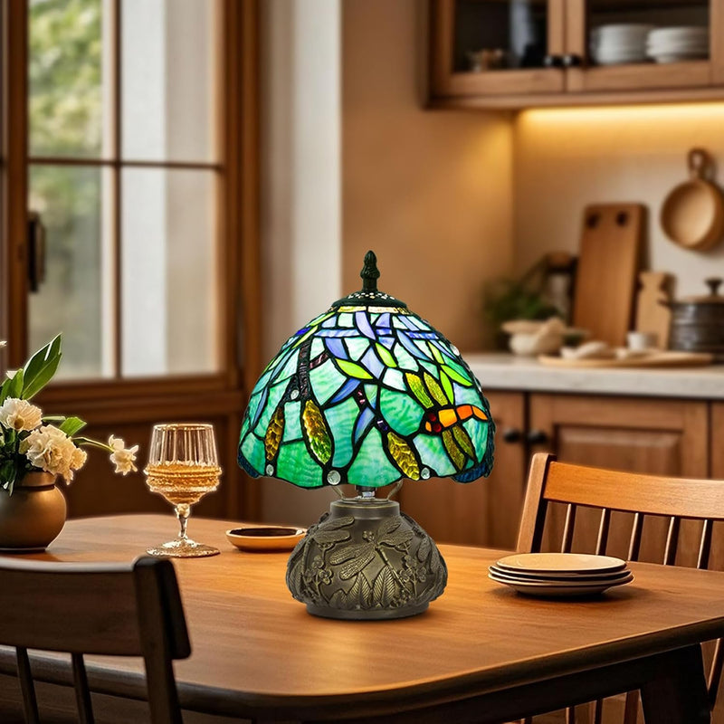 Small Tiffany Lamp Dragonfly 3 Colour Temperatures Mushroom