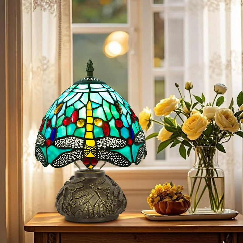 Small Tiffany Lamp Dragonfly 3 Colour Temperatures Mushroom