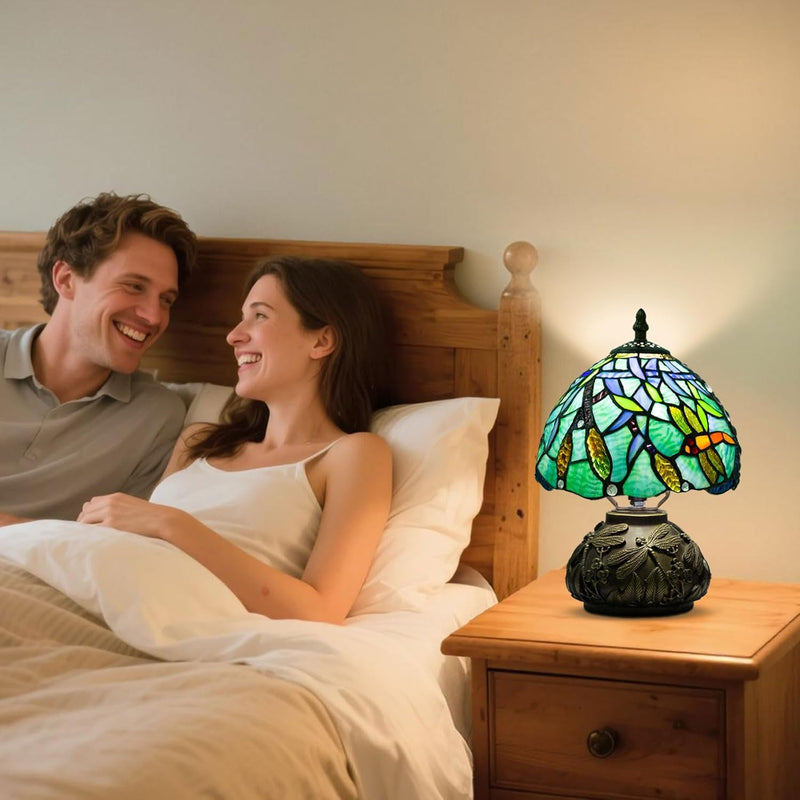 Small Tiffany Lamp Dragonfly 3 Colour Temperatures Mushroom