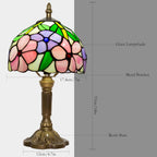 Small Tiffany Style Lamp Stained Glass Table