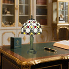 Tiffany Style Lamp Four Flowers 3 Colour Temperatures