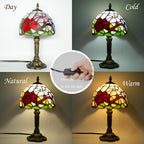 Small Tiffany Style Lamp Stained Glass Table
