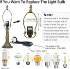 Tiffany Style Lamp Four Flowers 3 Colour Temperatures